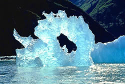 blue glacier