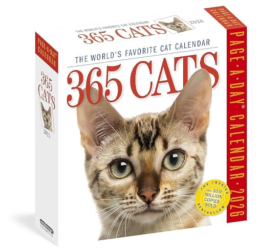 365 Cats Page-A-Day Calendar 2026