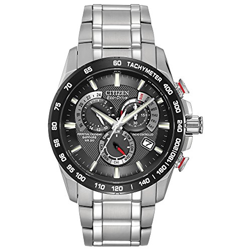Citizen Eco-Drive AT4008-51E Perpetual Chrono Atomic Watch